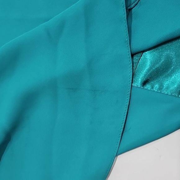 Calvin Klein Teal Maxi Dress Size 14 - Picture 15 of 16